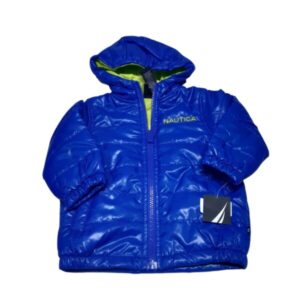 CAMPERA AZUL VERDE NAUTICA NYLON NUEVA T12M
