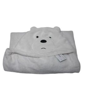 MANTA BCA PELUDITA CAPUCHA OSITO MINISO