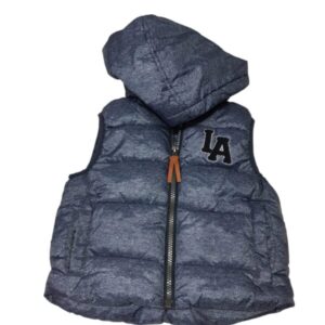 CHALECO INFLADITO AZUL LA H&M T2/4 INT RAYADO
