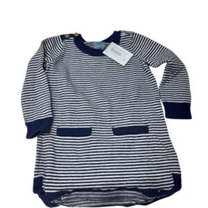 VESTIDO LANA RAYADO AZUL BCO GAP T12/18M
