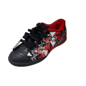 CHAMPIONES FUTBOL 5 NEGRO ROJO BCO SPORT DET INT TELA T28