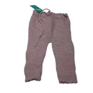 PANTALON LANA ROSADO CLARITO PIOLA TEJIDO 3/6M AP