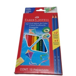 LAPICES COLORES X15 ECOLAPICES FABER CASTELL
