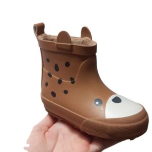 BOTAS DE LLUVIA MARRONCITAS OSITO LUNAES T20/21