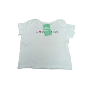 REMERA BCA LOVE DADDY H&M T2/4M