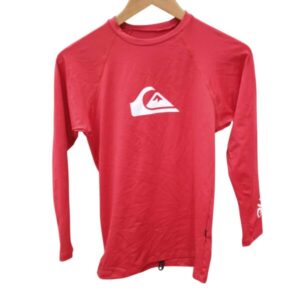 REMERA LYCRA  ROJO BCO QUICKSILVER T P