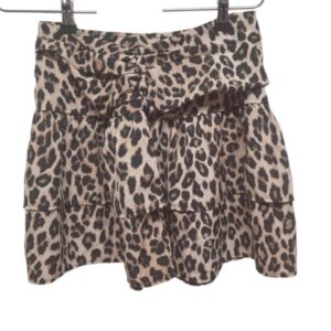 POLLERA ACAMPANADA ANIMAL PRINT VOLADOS T S