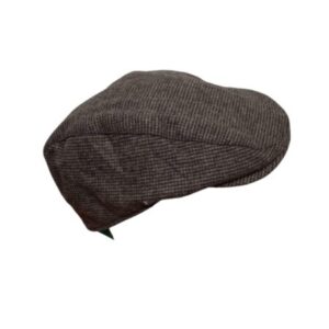 BOINA PAÑO MARRON CUADRILLE H&M T M