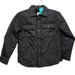 SOBRECAMISA NYLON GRIS OSCURO FORRADA PELUDITO OLD NAVY T8