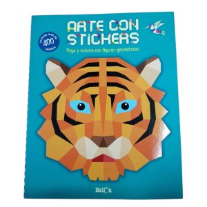 ARTE CON STICKERS PEGA Y COLOREA CON FIGURAS GEOMETRICAS