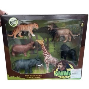 ANIMALES DE LA SELVA EN CAJA X6