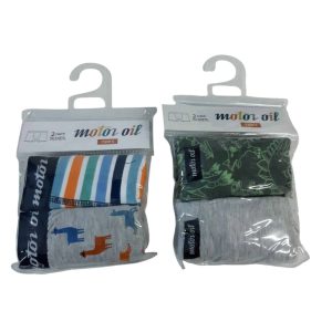 BOXER NIÑO PACK X2 95%ALGODON T6 COD 3123/3133