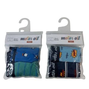 BOXER NIÑO PACK X2 95%ALGODON T4 3133
