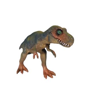 DINOSAURIO CHICO VERDE MARRON
