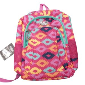 MOCHILA CULTURE FUCSIA FORMAS GEOMETRICAS