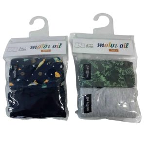 BOXER NIÑO PACK X2 ALGODON 95% T2 COD 3123/3133