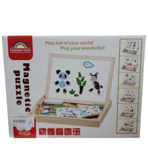 MAGNETIC PUZZLE WOODEN TOYS