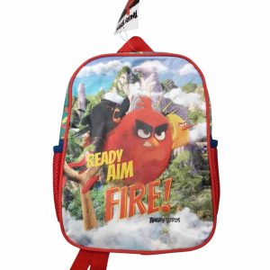 mochila encatex nueva angry birds roja verde azul