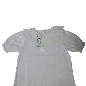 BLUSA BCA CUELLO BORDADO ZARA 11/12 NUEVO