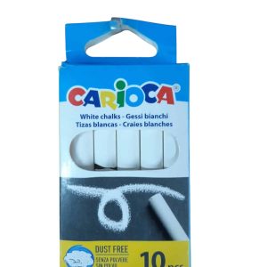 TIZA CARIOCA BLANCA X10