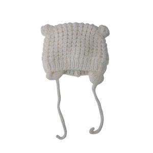 GORRO LANA BLANCO TAPA OREJAS TEDDY BOOM