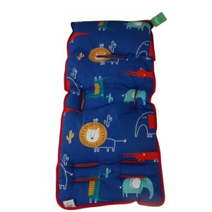 COLCHONCITO PARA COCHE VERDE AZUL ROJO ANIMALES