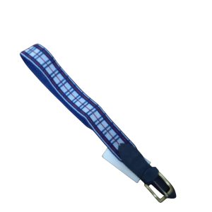 CINTURON ELASTICO CUERINA AZUL ROJO BCO