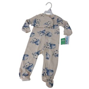 PIYAMA CARTERS  ALG BEIGE CARAS MICKEY AZUL T9M NUEVO