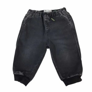 JEAN NEGRO BABUCHA PIOLAS ZARA T12/18M