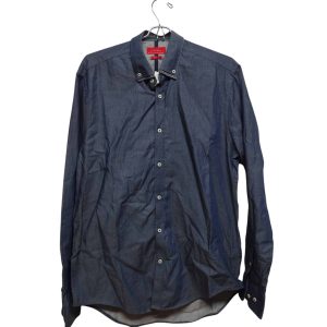 CAMISA AZUL TIPO JEAN ZARA MAN TL / 42
