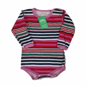 BODY RAYADO ROSA AZUL ROJO COZY T2 3/6M APROX