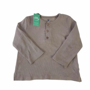 REMERA MARRON BOTONES BAS T12/18M GT