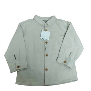 SOBRE CAMISA BEIGE ZARA T18/24M NUEVA