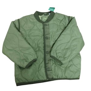 CAMPERA VERDE CAPITONEADA ZARA T 3-4