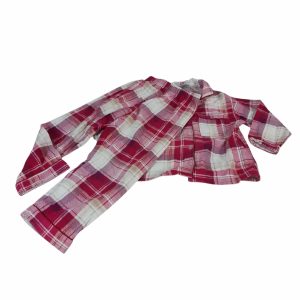 PIYAMA CAMISA Y PANT VILLELA CUADRILLE ROSA SACKS T6 GT
