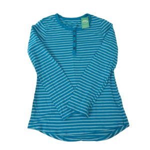 REMERA RAYADA CELESTE BOTONES ARIZONA T10/12 GT
