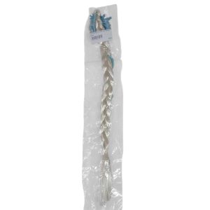 COLITA DE PELO CELESTE CON TRENZA FROZEN