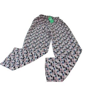 PANTALON DE PIYAMA ROSA LUNARES GRIS ROSA AZUL PIRUETA T10