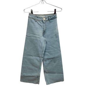 JEAN ANCHO CLARITO FLECOS ZARA T9