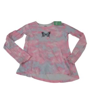 REMERA ROSA CELESTE MARIPOSA FUZARKA T9/10