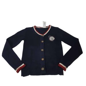 SACO LANA AZUL OSITO BOTONES DORADOS SIN MARCA T10AP