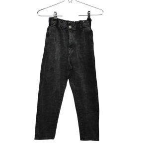 JEAN ALTO NEGRO ELASTICO H&M T9/10