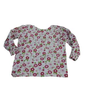 BLUSA BCA FLORES FUCSIAS T4APROX SIN MARCA