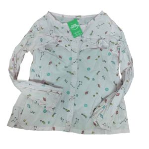 CAMISA ROSADA PLANETAS ESTRELLAS VOLADO CARTERS T5