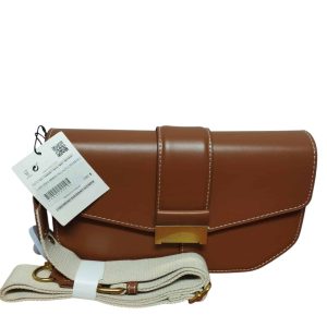 CARTERA MARRON LAZO CREMITA ZARA