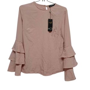 BLUSA TELA ROSADA VOLADOS EN MANGAS STYLEDOME T S NVA