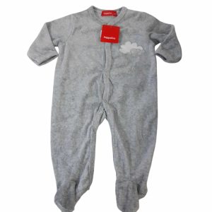 PIYAMA POLAR GRIS NUBES PAPPOLINO T6M NUEVO