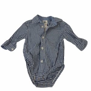 BODY CAMISA CUADRILLE AZUL BCO OSH KOSH T6M