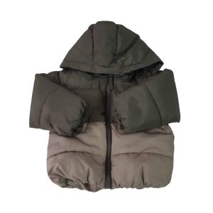 CAMPERA VERDE BEIGE H&M 9/12M