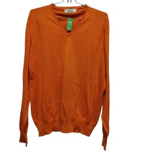 BUZO ESC EN V NARANJA ZARA T L